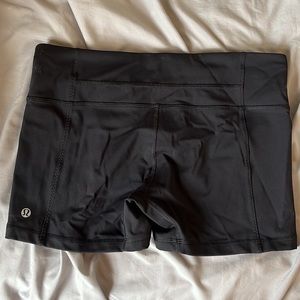 Women’s Black Lululemon Shorts Size 10